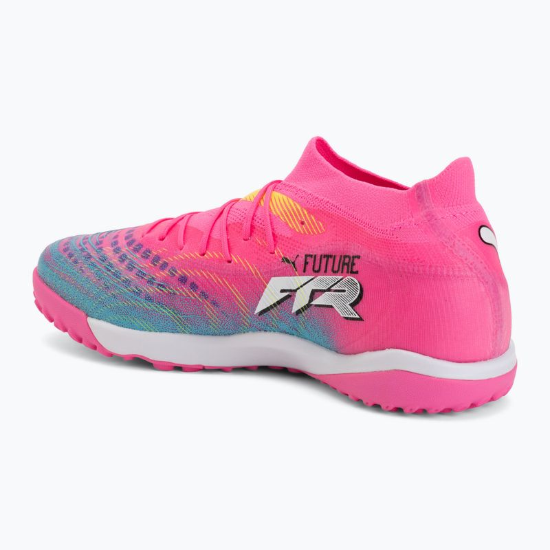 Futballcipő PUMA Future 9 Match TT poison pink/puma white/sun stream/bright aqua/puma black 3