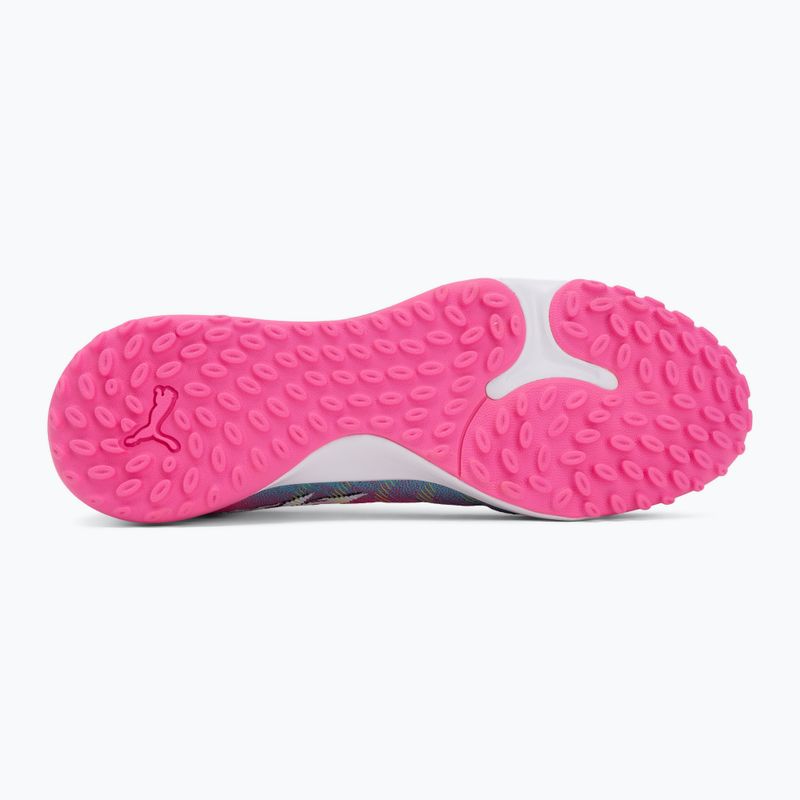 Futballcipő PUMA Future 9 Match TT poison pink/puma white/sun stream/bright aqua/puma black 4
