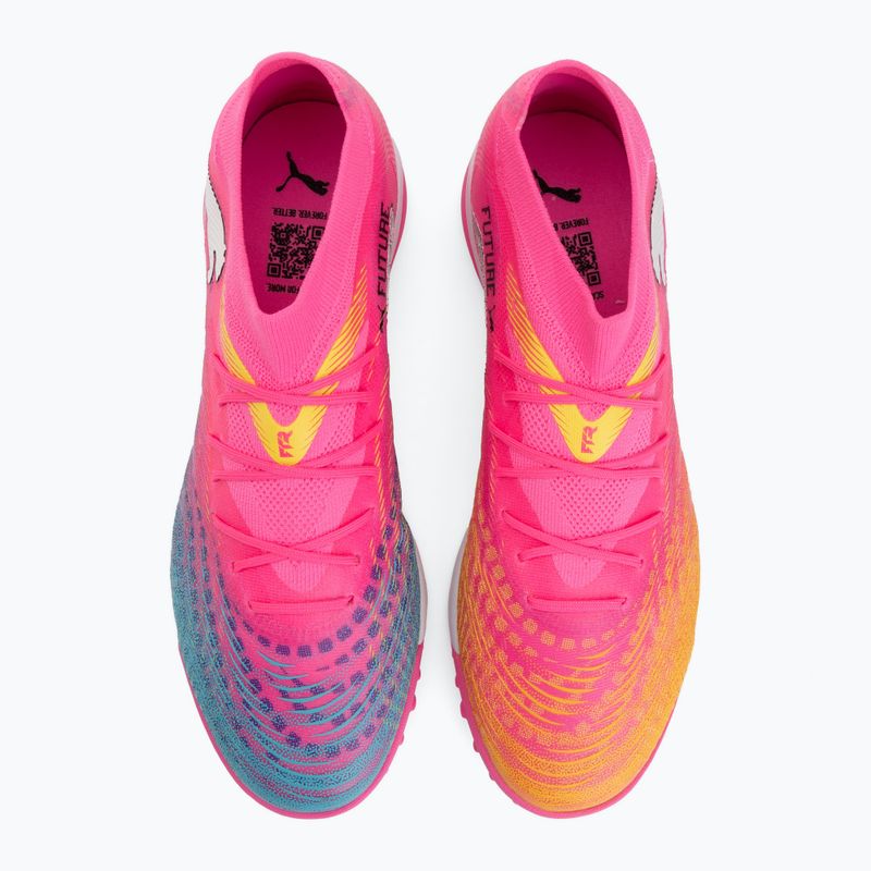 Futballcipő PUMA Future 9 Match TT poison pink/puma white/sun stream/bright aqua/puma black 5
