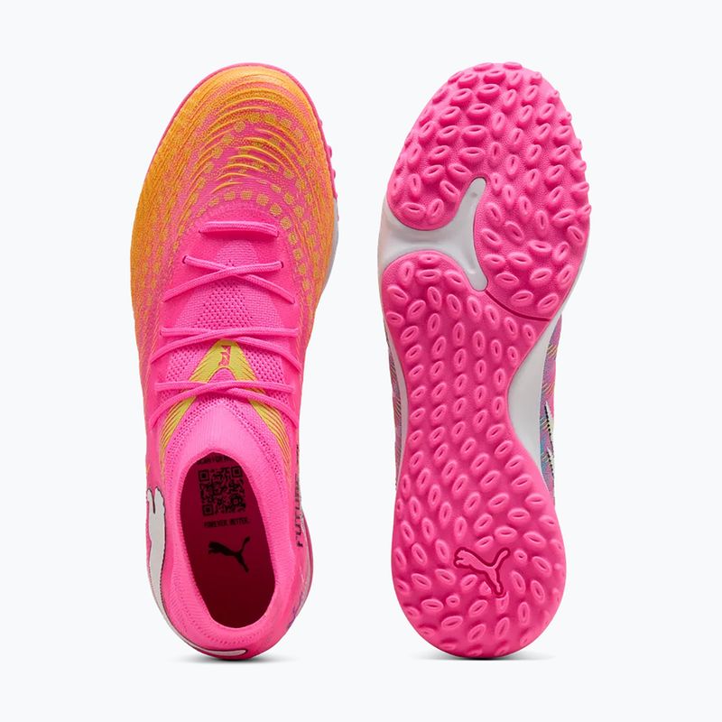 Futballcipő PUMA Future 9 Match TT poison pink/puma white/sun stream/bright aqua/puma black 5