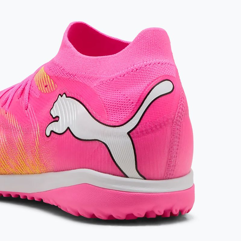 Futballcipő PUMA Future 9 Match TT poison pink/puma white/sun stream/bright aqua/puma black 7
