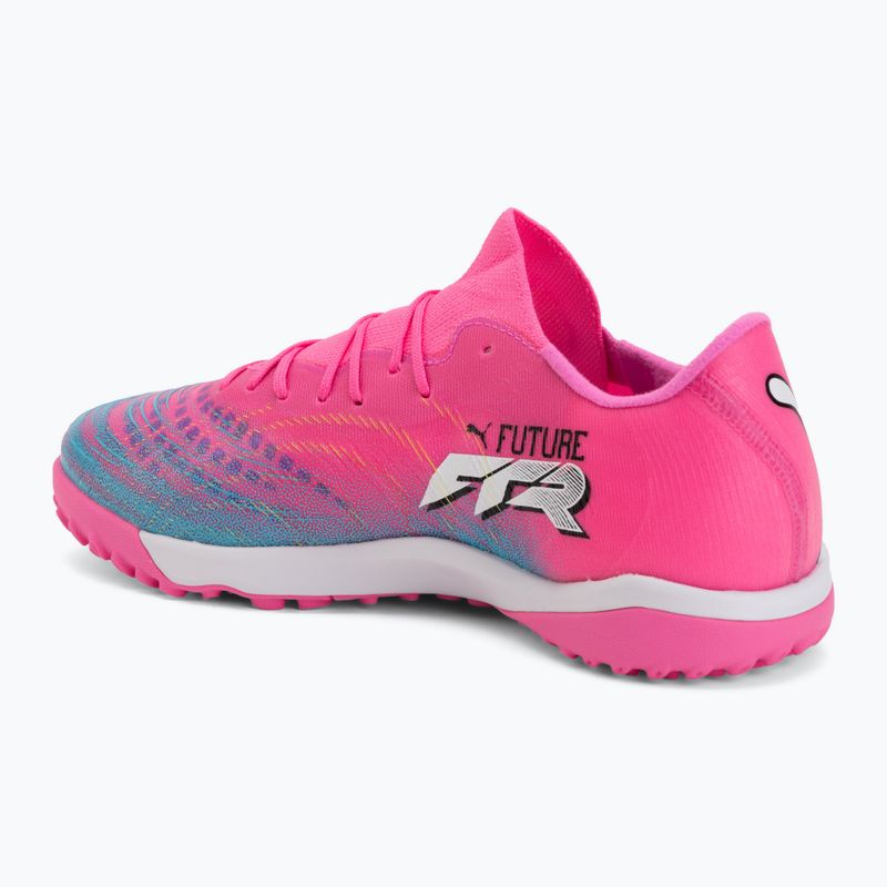 Futballcipő PUMA Future 9 Match Fusion TT poison pink/puma white/sun stream/bright aqua/puma black 3