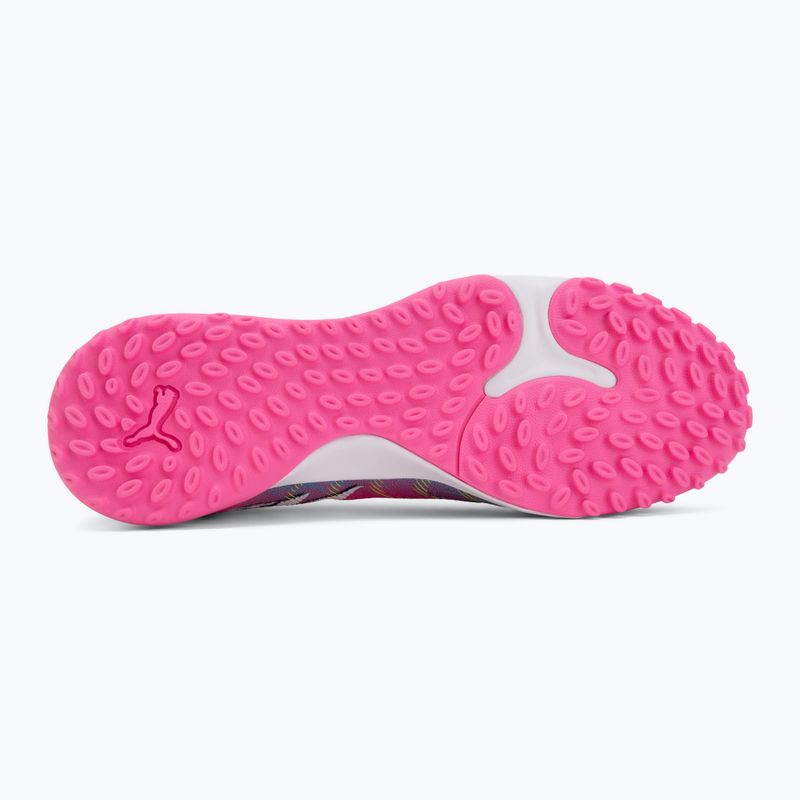 Futballcipő PUMA Future 9 Match Fusion TT poison pink/puma white/sun stream/bright aqua/puma black 4