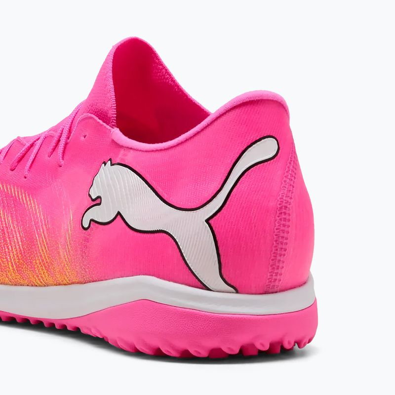 Futballcipő PUMA Future 9 Match Fusion TT poison pink/puma white/sun stream/bright aqua/puma black 4