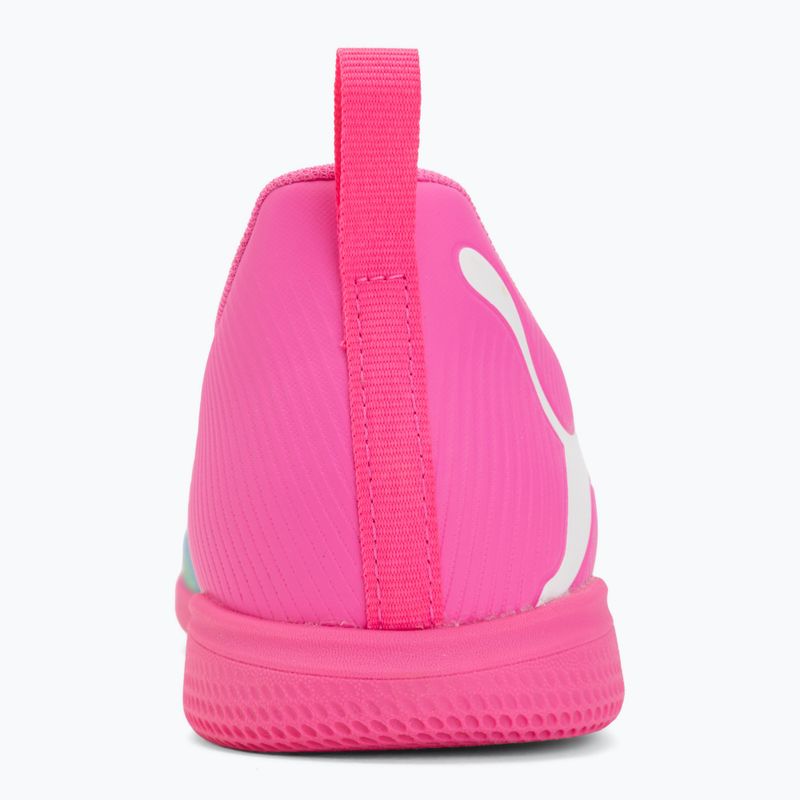 Gyerek focicipő PUMA Future 9 Play IT Jr poison pink/puma white/sun stream/bright aqua/puma black 6
