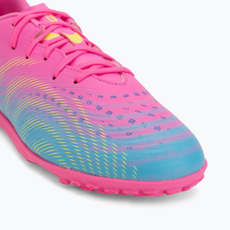 Gyerek focicipő PUMA Future 9 Play TT poison pink/puma white/sun stream/bright aqua/puma black 7