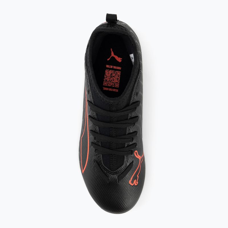 Gyerek focicipő PUMA Ultra 6 Match FG/AG Jr puma black/puma red 5