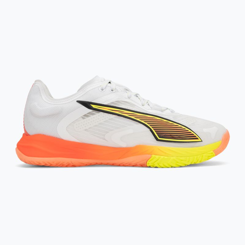 Kézilabda cipők PUMA Accelerate Nitro SQD 4 Game On puma white/glowing red/ultra blue 2