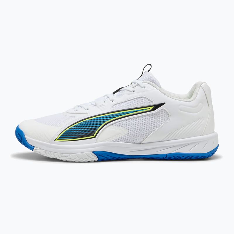 Kézilabda cipő PUMA Accelerate Turbo 4 Game On puma white/glowing red/ultra blue 8