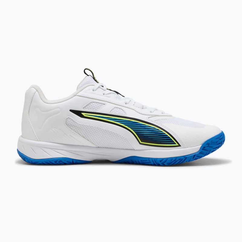 Kézilabda cipő PUMA Accelerate Turbo 4 Game On puma white/glowing red/ultra blue 9