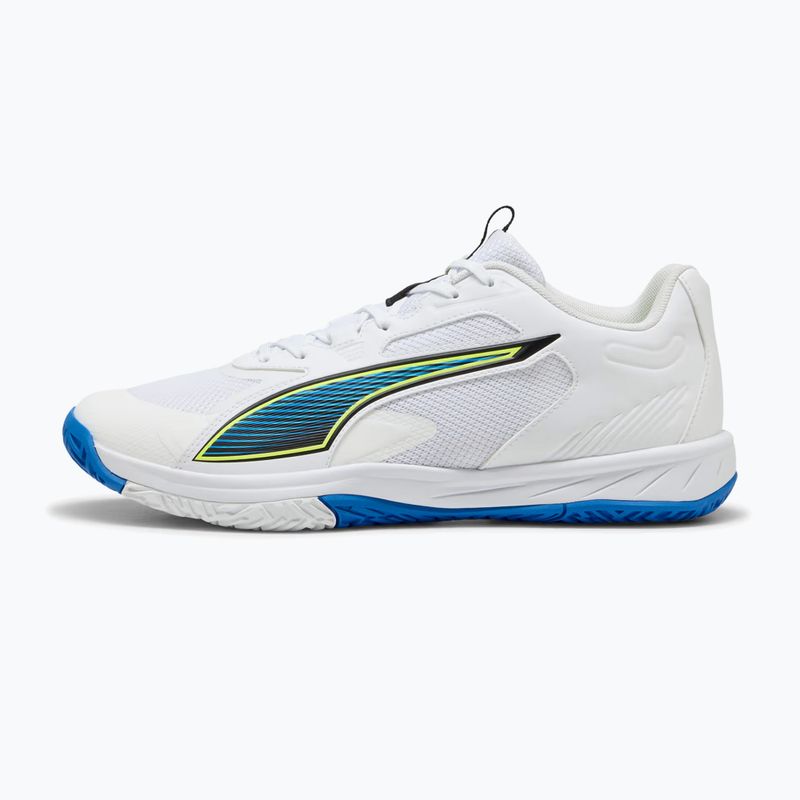 Kézilabda cipők PUMA Accelerate Pro 4 Game On puma white/glowing red/ultra blue 8