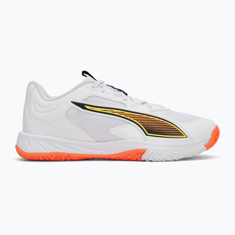 Kézilabda cipők PUMA Accelerate Pro 4 Game On puma white/glowing red/ultra blue 2