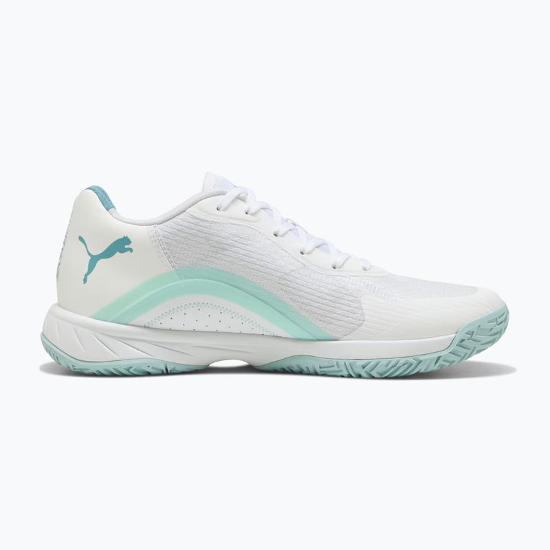 Kézilabdacipő PUMA Accelerate Pro 4 Game On puma white/baltic sea blue/fresh water 2