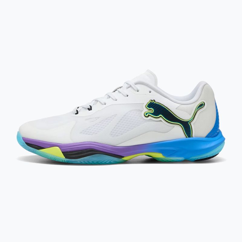 Kézilabdacipők PUMA Vantage Nitro Game On puma white/glowing red/ultra blue 8