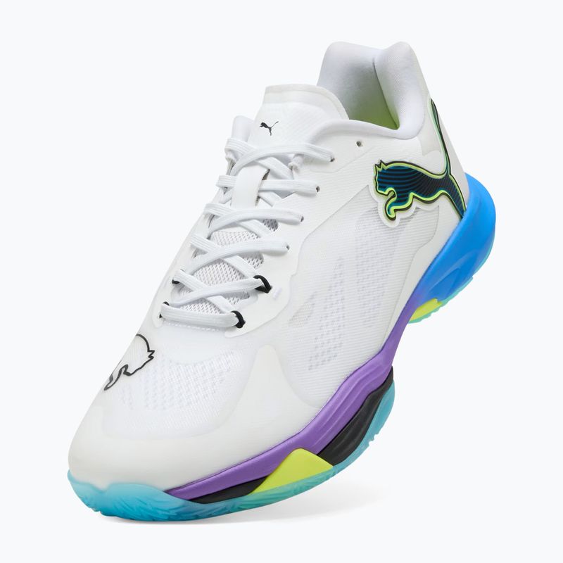 Kézilabdacipők PUMA Vantage Nitro Game On puma white/glowing red/ultra blue 10