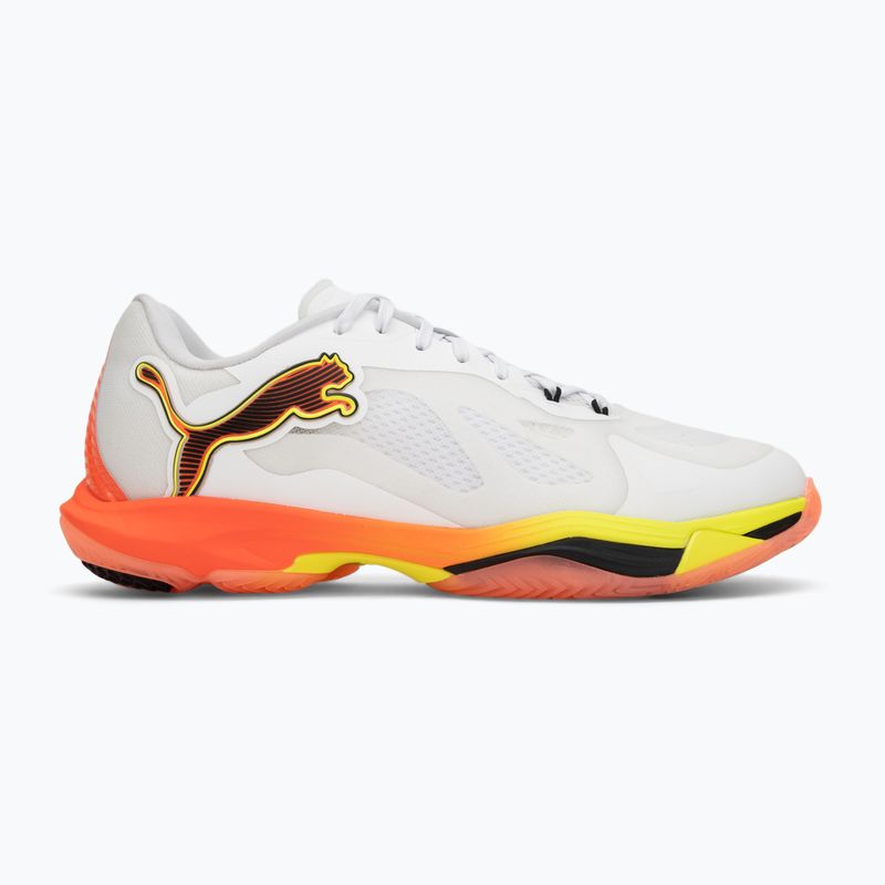 Kézilabdacipők PUMA Vantage Nitro Game On puma white/glowing red/ultra blue 2