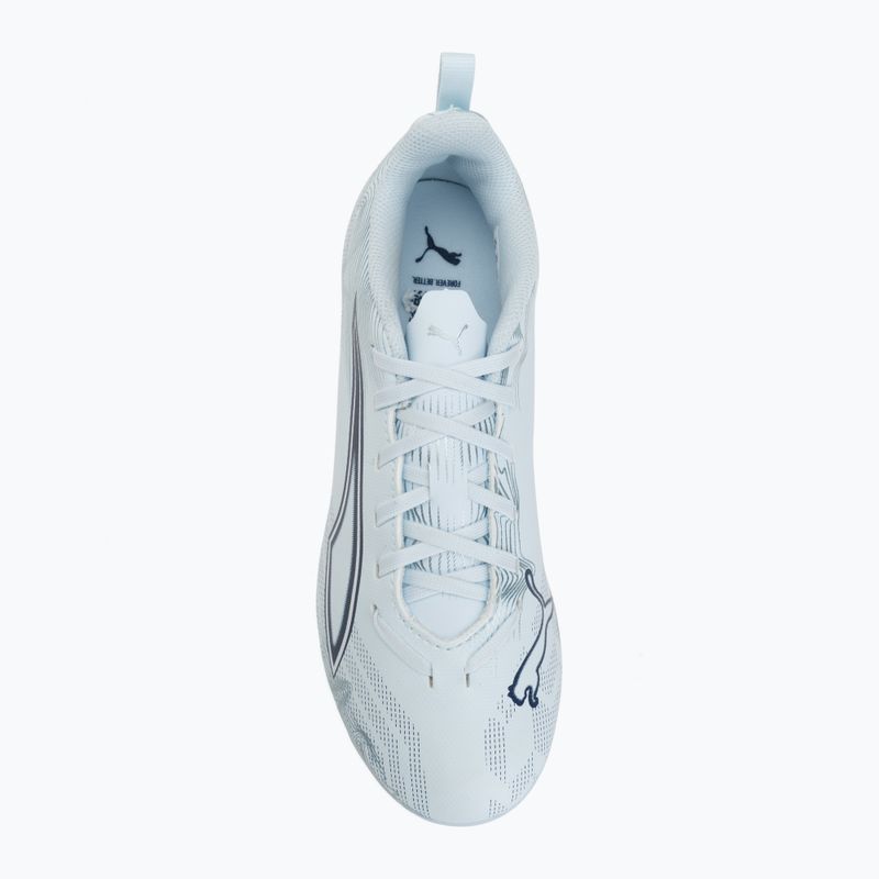 Gyerek focicipő PUMA Ultra 6 Play FG/AG Jr icy blue/puma white/blue jewel 5