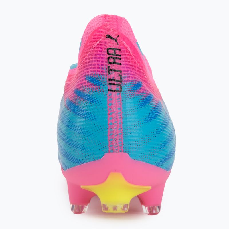 Futballcipő PUMA Ultra 6 Match FG/AG poison pink/puma white/sun stream/bright aqua/puma black 6