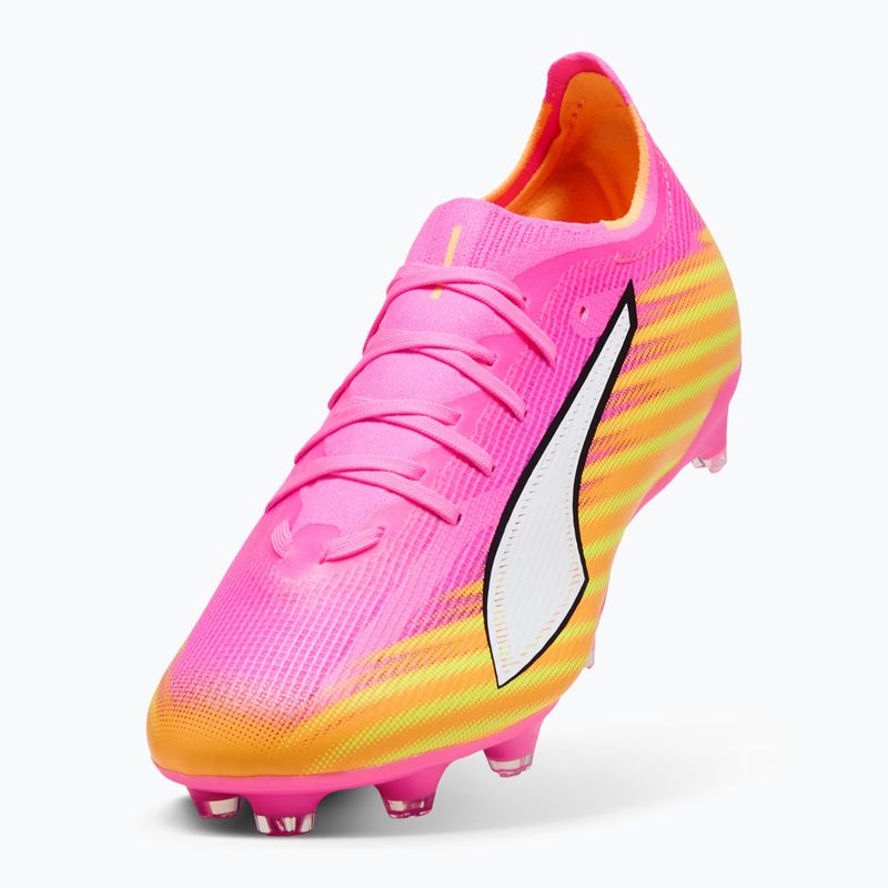 Futballcipő PUMA Ultra 6 Match FG/AG poison pink/puma white/sun stream/bright aqua/puma black 4