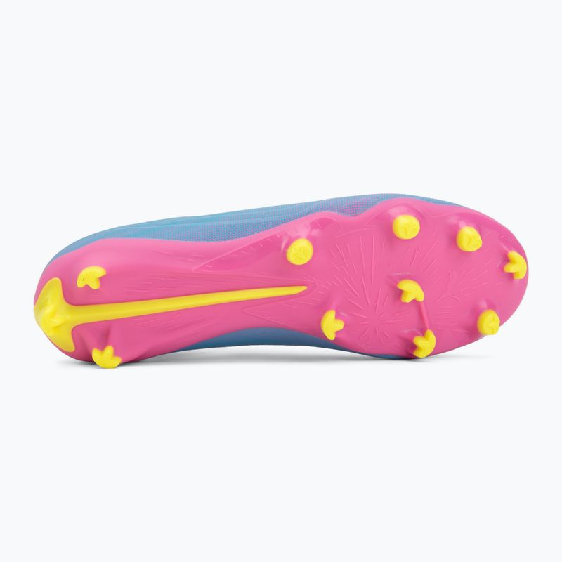 Gyerek focicipő PUMA Ultra 6 Match+ LL FG/AG Jr poison pink/puma white/sun stream/bright aqua/puma black 4