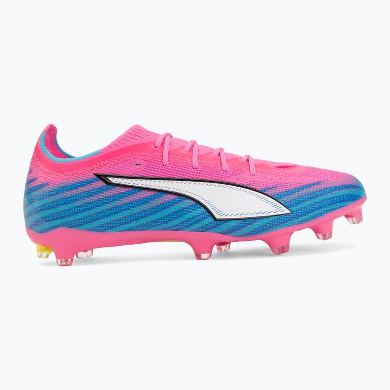 Futballcipő PUMA Ultra 6 Pro FG/AG poison pink/puma white/sunstream/bright aqua/puma black 2