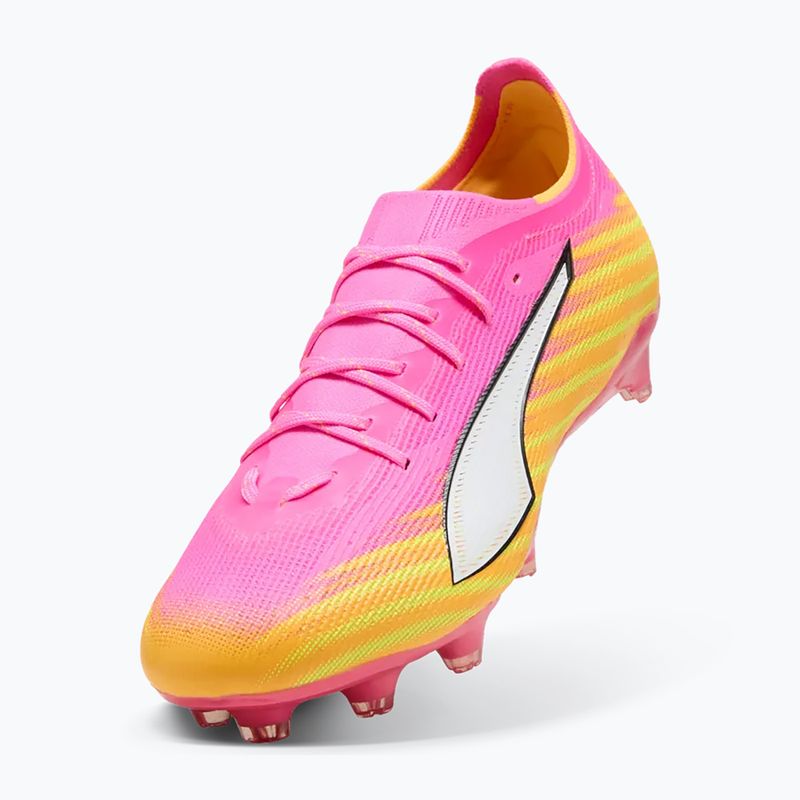 Futballcipő PUMA Ultra 6 Pro FG/AG poison pink/puma white/sunstream/bright aqua/puma black 4
