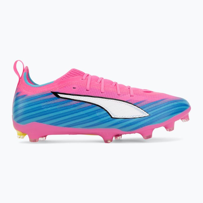 Gyerek focicipő PUMA Ultra 6 Pro Jr FG/AG poison pink/puma white/sunstream/bright aqua/puma black 2