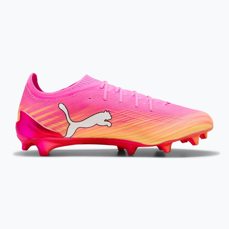 Futballcipő PUMA Ultra 6 Ultimate FG poison pink/puma white/sun stream/bright aqua/puma black 2