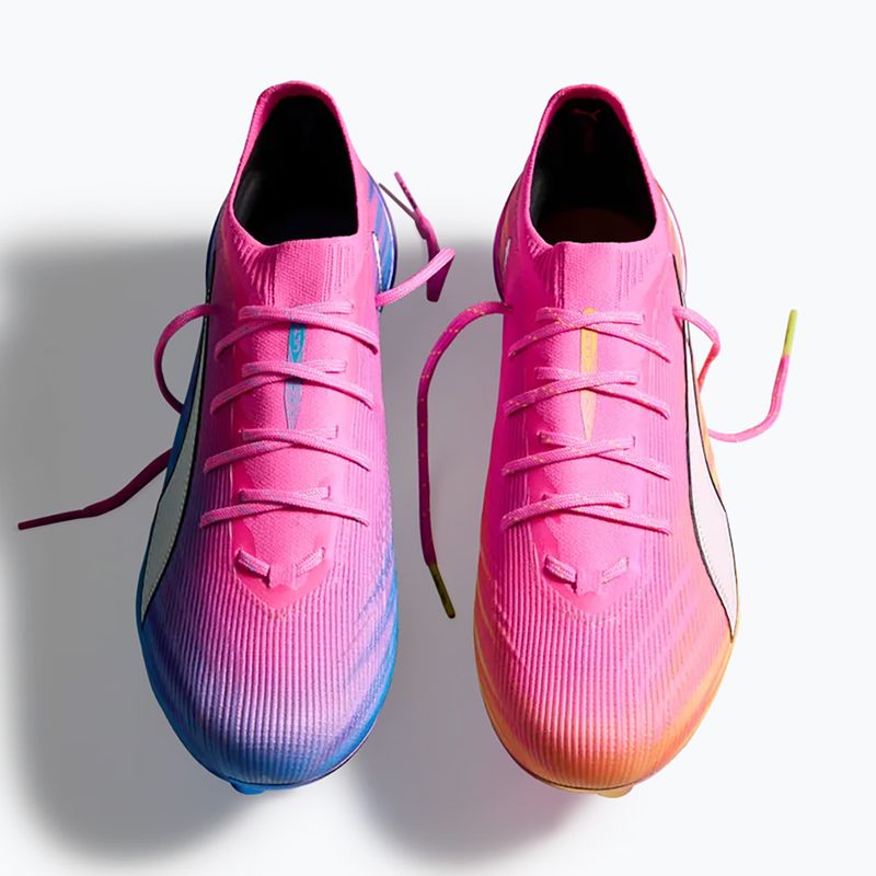 Futballcipő PUMA Ultra 6 Ultimate FG poison pink/puma white/sun stream/bright aqua/puma black 6