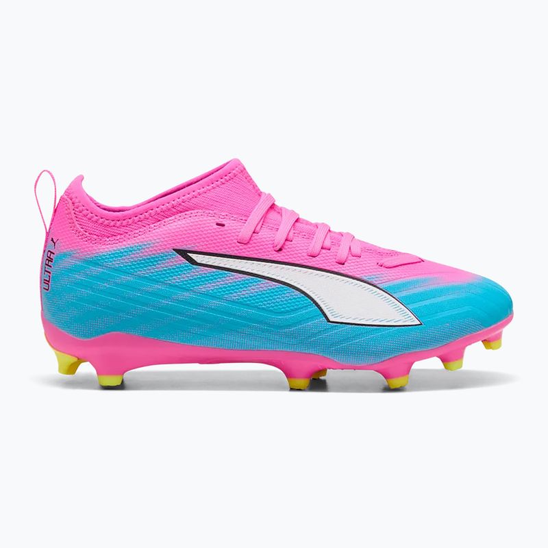 Gyerek focicipő PUMA Ultra 6 Match FG/AG Jr poison pink/puma white/sun stream/bright aqua/puma black 3