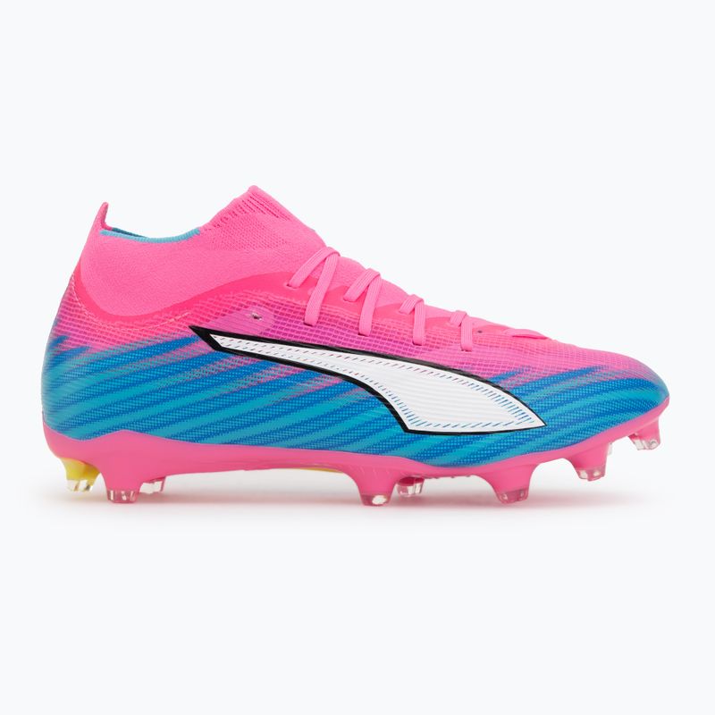 Futballcipő PUMA Ultra 6 Match + FG/AG poison pink/puma white/sun stream/bright aqua/puma black 2