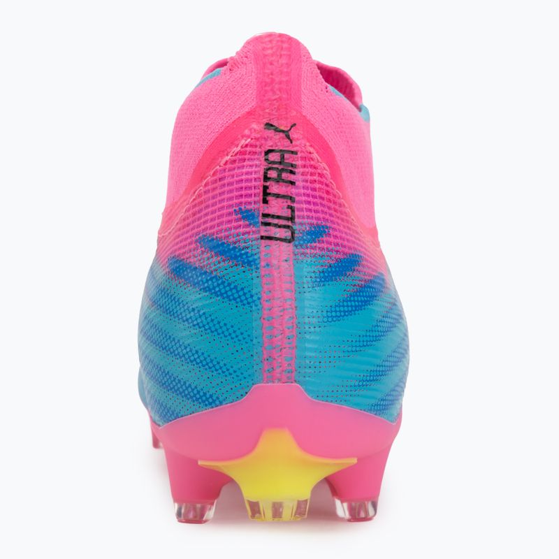 Futballcipő PUMA Ultra 6 Match + FG/AG poison pink/puma white/sun stream/bright aqua/puma black 6