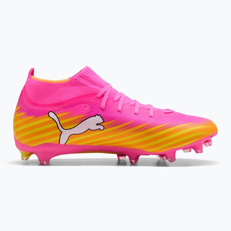Futballcipő PUMA Ultra 6 Match + FG/AG poison pink/puma white/sun stream/bright aqua/puma black 2