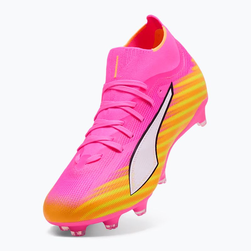 Futballcipő PUMA Ultra 6 Match + FG/AG poison pink/puma white/sun stream/bright aqua/puma black 3
