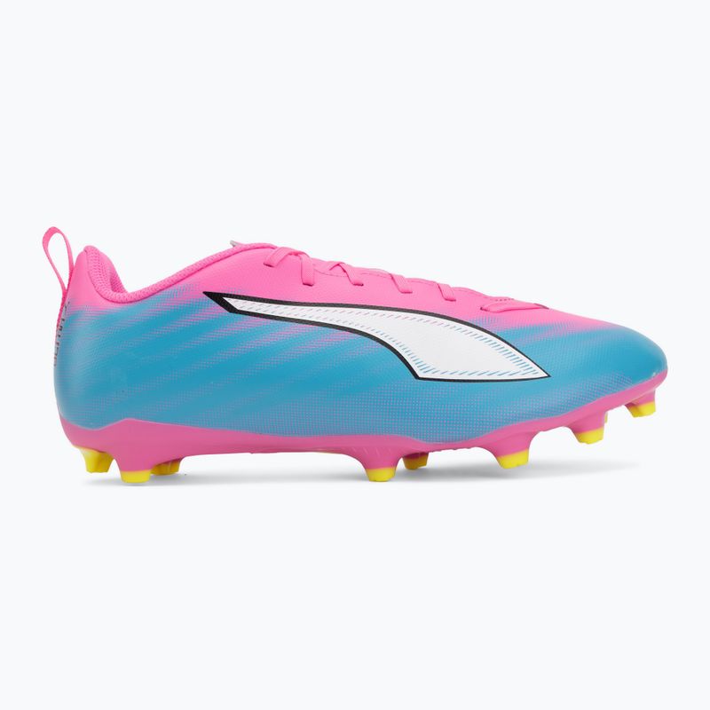 Gyerek focicipő PUMA Ultra 6 Play FG/AG Jr poison pink/puma white/sun stream/bright aqua/puma black 2