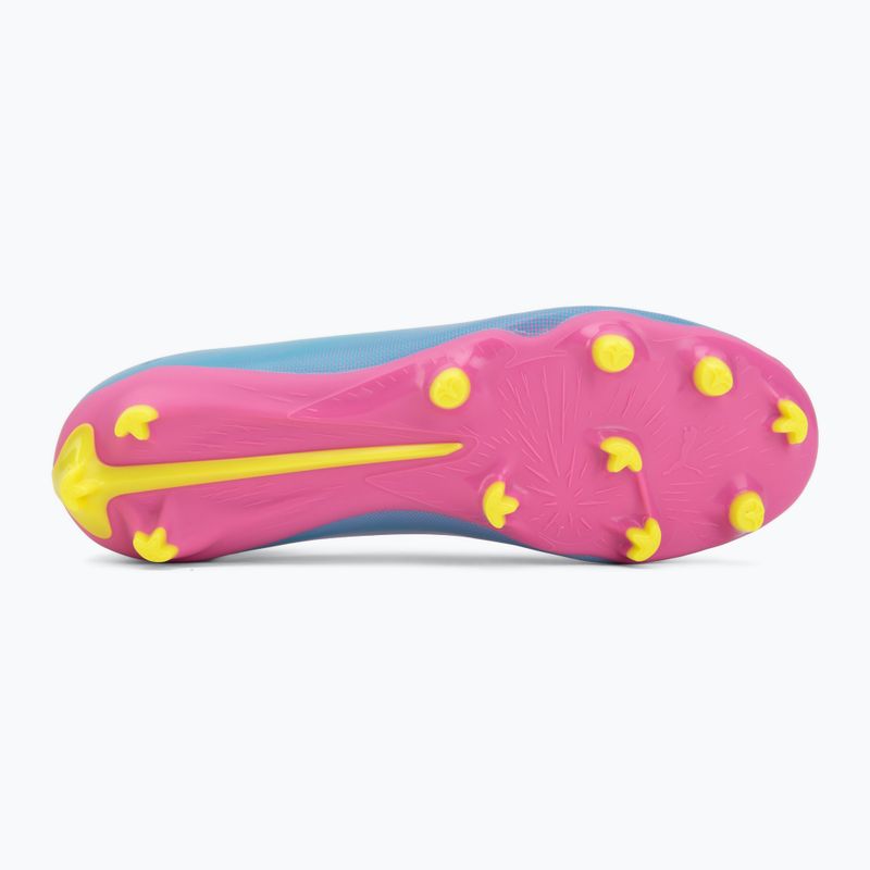 Gyerek focicipő PUMA Ultra 6 Play FG/AG Jr poison pink/puma white/sun stream/bright aqua/puma black 4