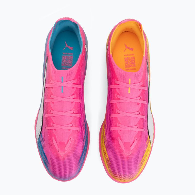 Futballcipő PUMA Ultra 6 Match TT poison pink/puma white/sun stream/bright aqua/puma black 5