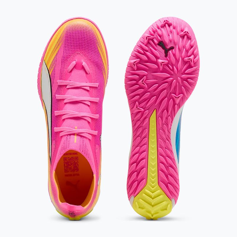 Futballcipő PUMA Ultra 6 Match TT poison pink/puma white/sun stream/bright aqua/puma black 3