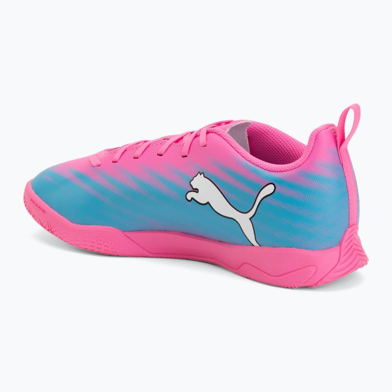Gyerek focicipő PUMA Ultra 6 Play It Jr poison pink/puma wht/sun stream/bright aqua/puma blk 3