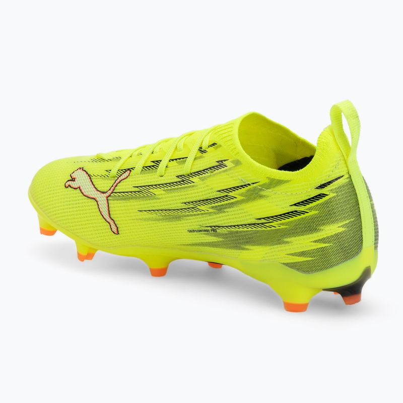 Focicipő PUMA Ultra 6 Pro Jr FG/AG yellow alert/puma black/glowing red/lime squeeze 3