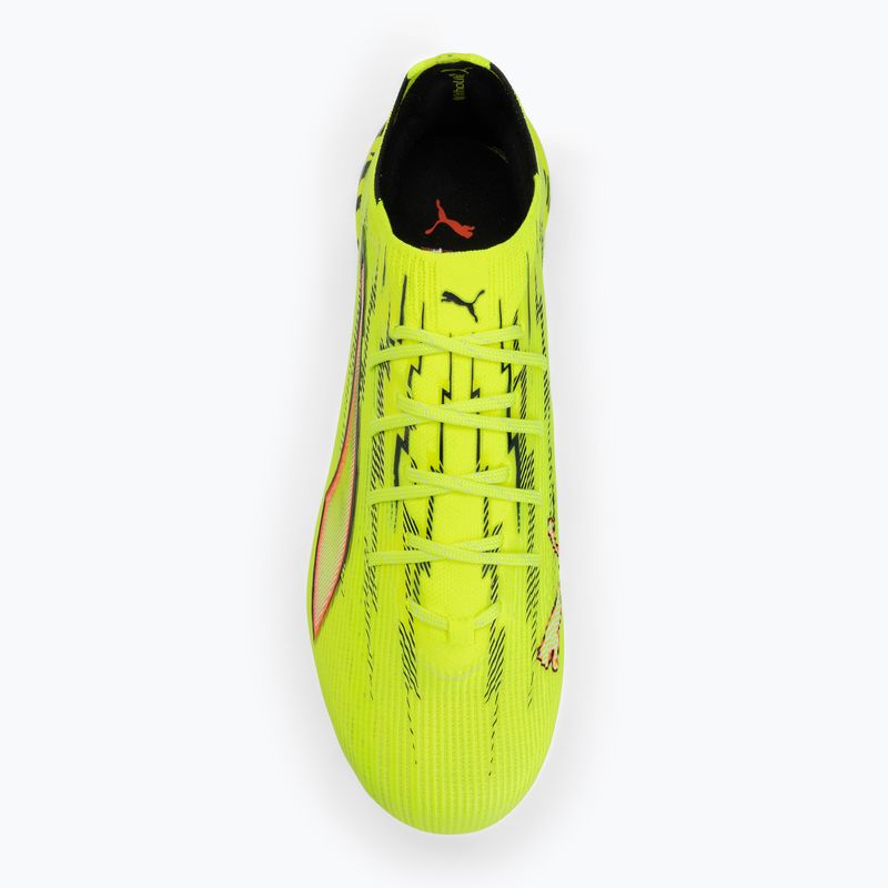 Focicipők PUMA Ultra 6 Ultimate FG yellow alert/puma black/glowing red/lime squeeze 5