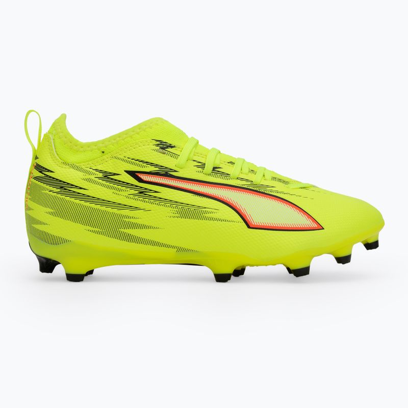 Gyerek focicipő PUMA Ultra 6 Match FG/AG Jr yellow alert/puma black/glowing red/lime squeeze 2