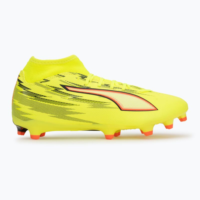 Focicipő PUMA Ultra 6 Play+ FG/AG yellow alert/puma black/glowing red/lime squeeze 2