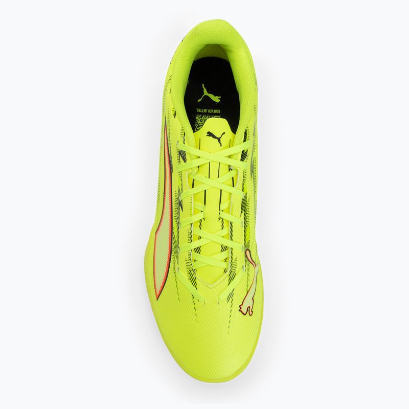 Focicipők PUMA Ultra 6 Play TT yellow alert/puma black/glowing red/lime squeeze 5