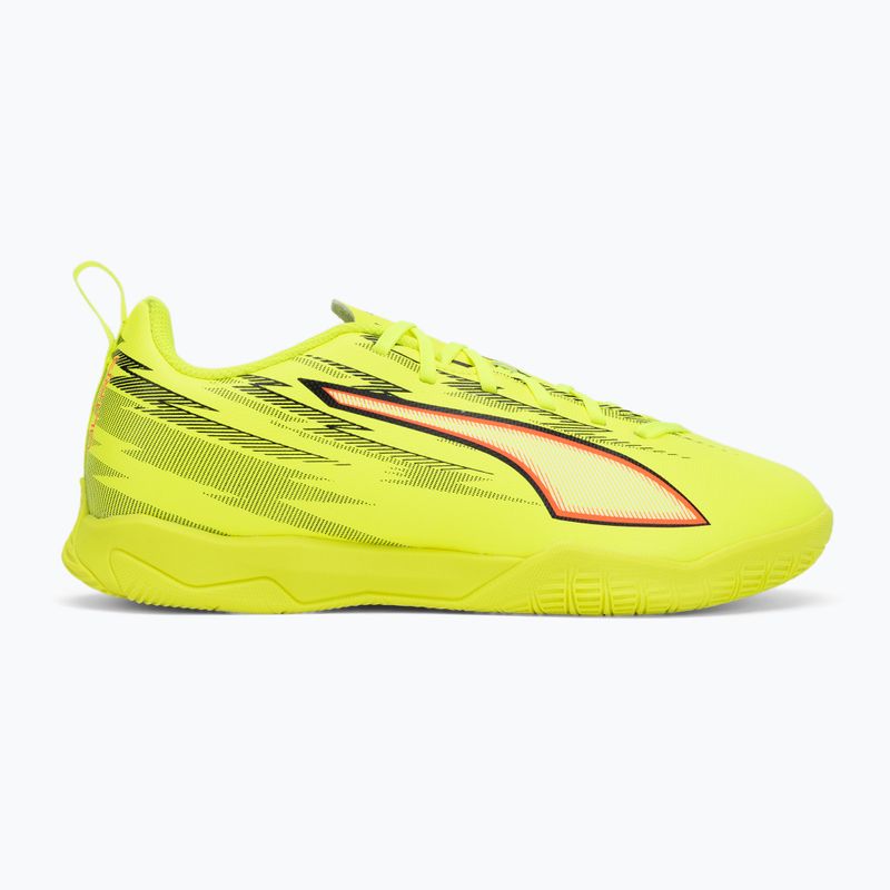 Gyerek focicipő PUMA Ultra 6 Play IT Jr yellow alert/puma black/glowing red/lime squeeze 2