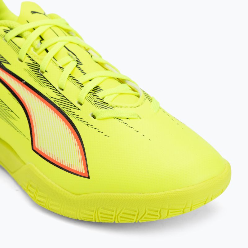 Gyerek focicipő PUMA Ultra 6 Play IT Jr yellow alert/puma black/glowing red/lime squeeze 7