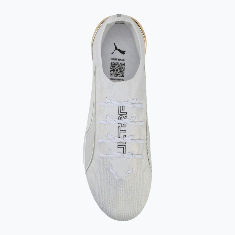 Futballcipő PUMA Ultra 6 Ultimate FG puma white/metallic gold/puma black 5