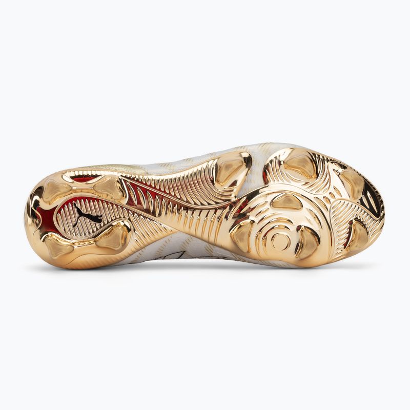 Futballcipő PUMA Future 9 Ultimate FG puma white/metallic gold 4