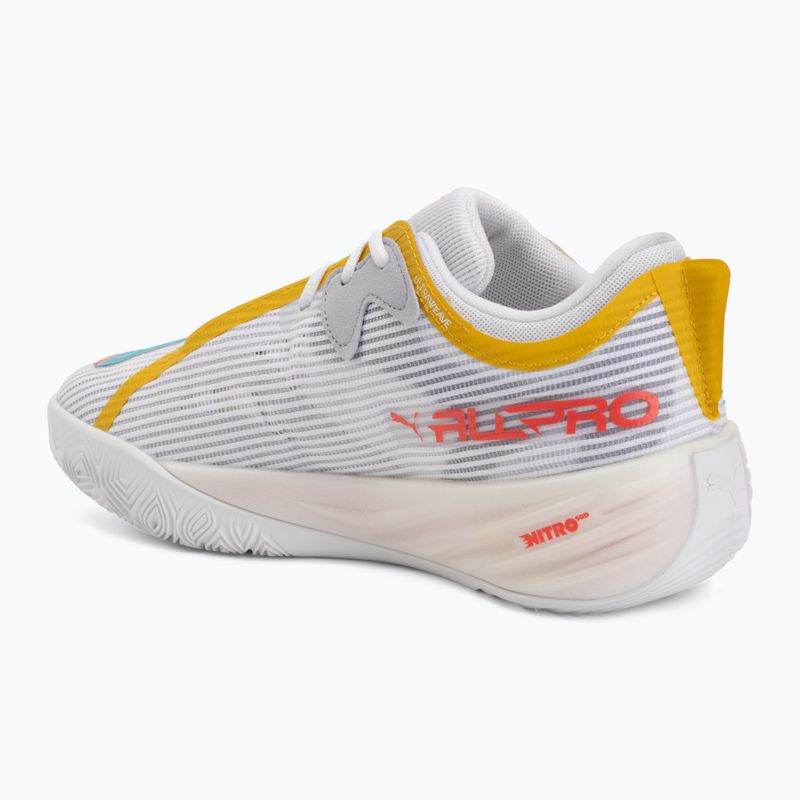 Kosárlabda cipő PUMA All-Pro NITRO 2 puma white/sunblaze 3