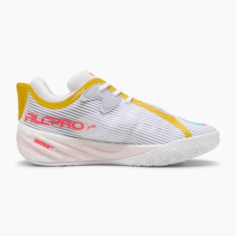 Kosárlabda cipő PUMA All-Pro NITRO 2 puma white/sunblaze 2